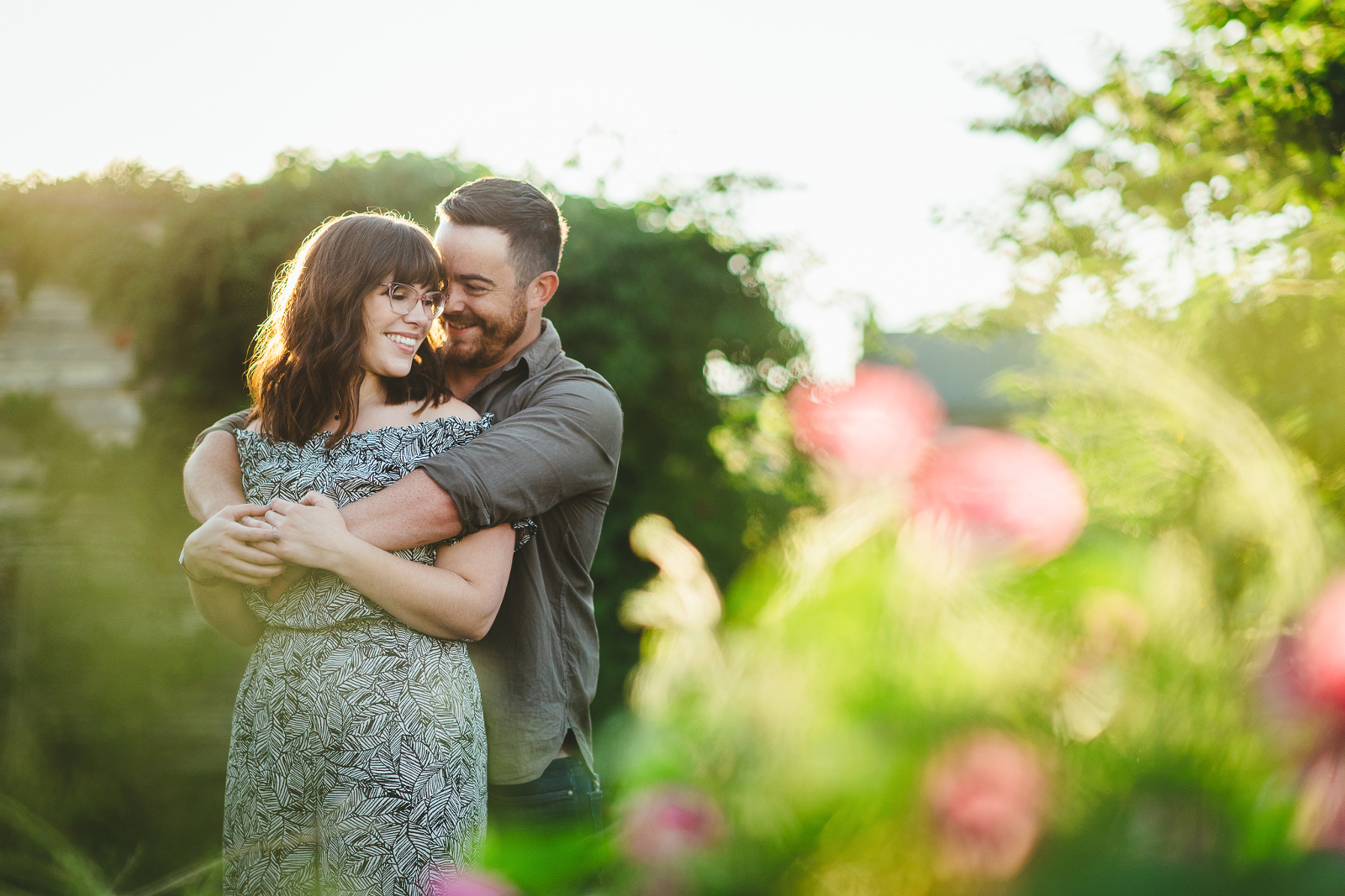 historic leesburg engagement photos